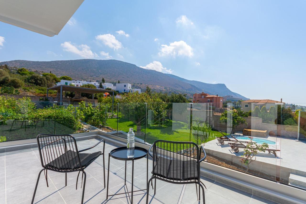 Queen'S Gem Luxury Villa - Heated Jacuzzi & Pool Hersonissos  Exterior photo